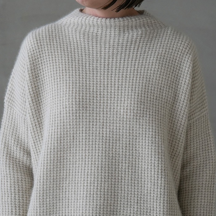 e233k177）/ evam eva(エヴァムエヴァ) /wool fox pullover(ウール