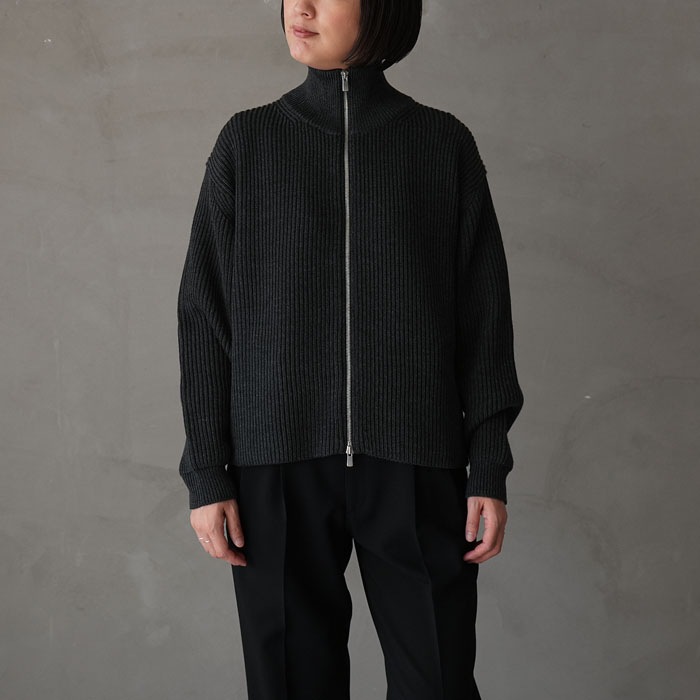 bn-24fl-031） / BATONER(バトナー) / SOLID WOOL DRIVER'S KNIT