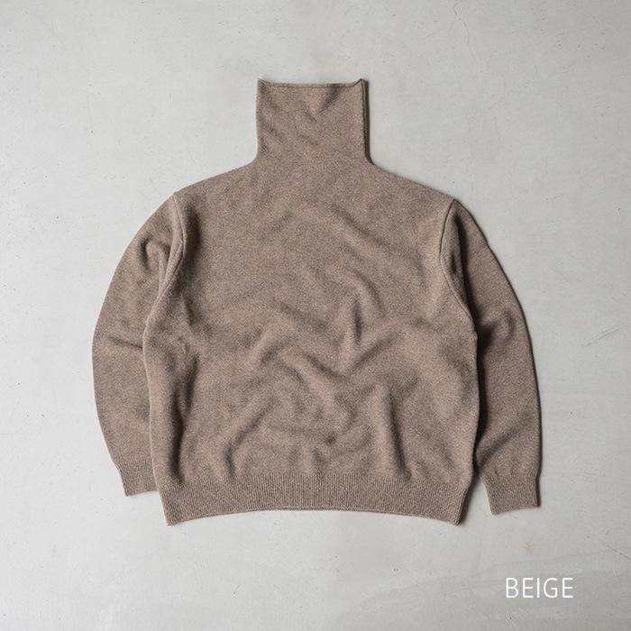 ys-24aw-99) YOKOSAKAMOTO(ヨーコサカモト) /HIGH NECK KNIT