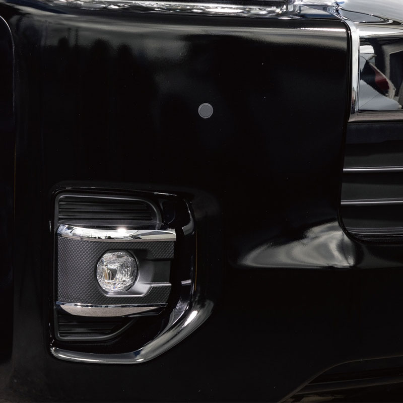 7型～ハイエース クロームベゼルフォグランプカバー - カバーシリーズ