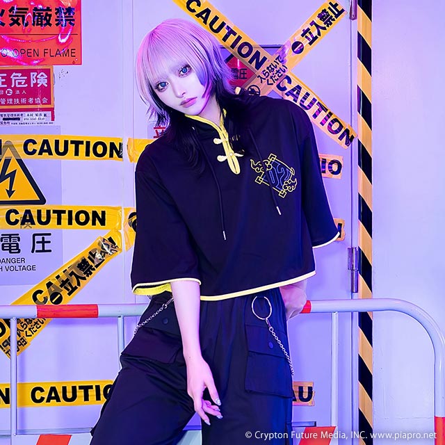 鏡音リン・レン チャイナパーカー 【BLACK】 / 鏡音リン・レン