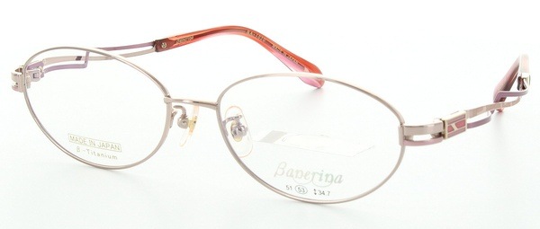 Banerina（バネリーナ）BA-1020 Size.53 Col.1｜メガネ(眼鏡・めがね