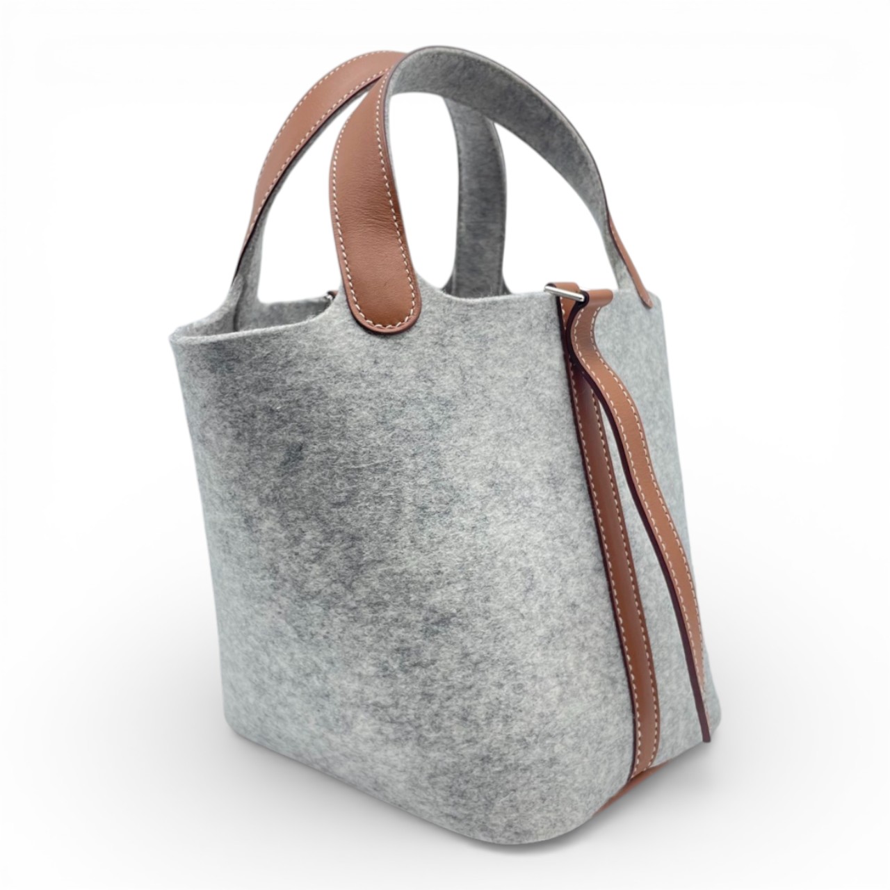 エルメス ピコタンロック PM ゴールド フェルト シルバー金具 Z刻印