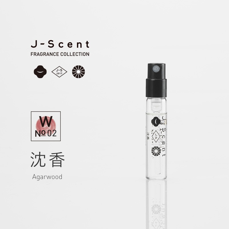 W02 沈香 / Agarwood ミニフレグランス - J-Scent（ジェイセント