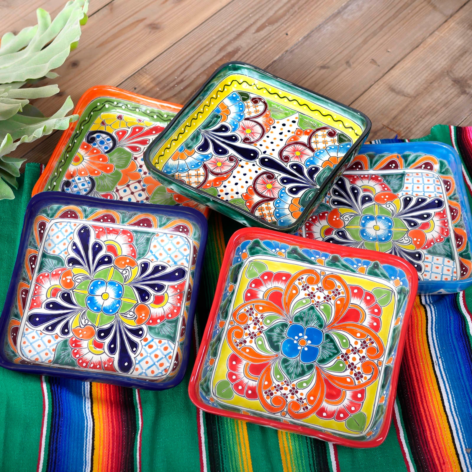 メディア掲載品】 グアナファト四角皿｜マライカ公式通販