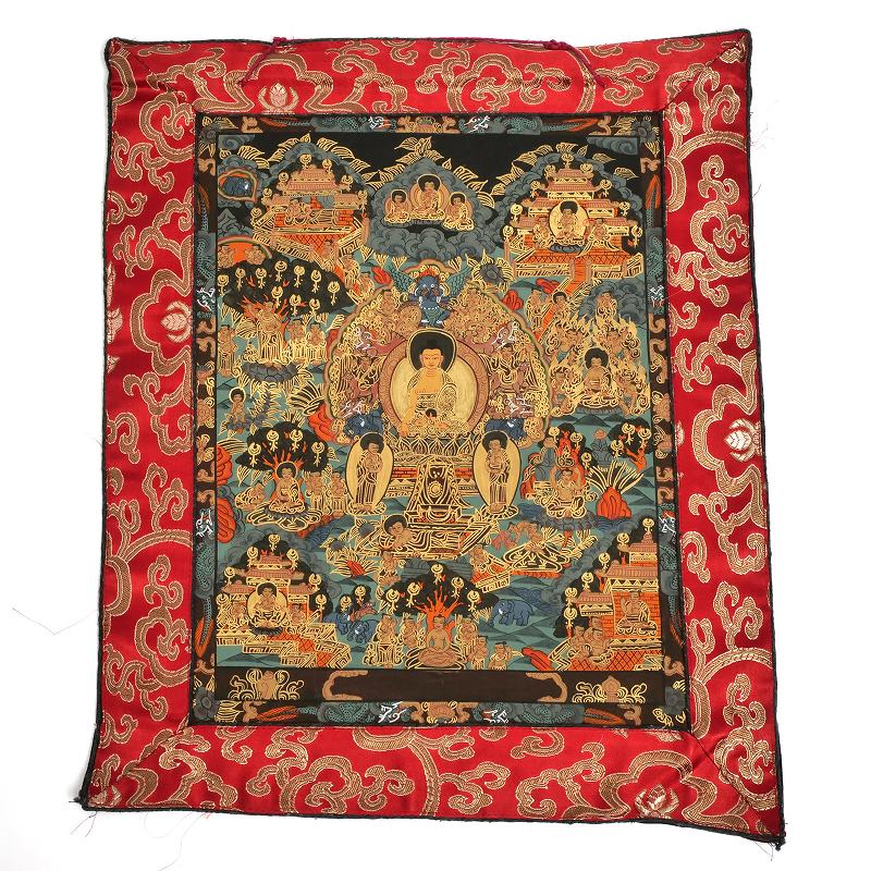 タンカ 曼荼羅 長方形 42cm×34cm｜マライカ公式通販