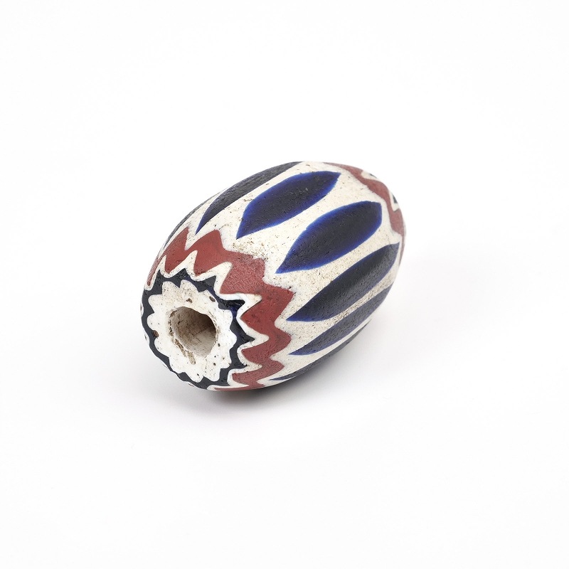 6層シェブロンビーズ 大玉【Antique Venetian 6 Layer Chevron Beads
