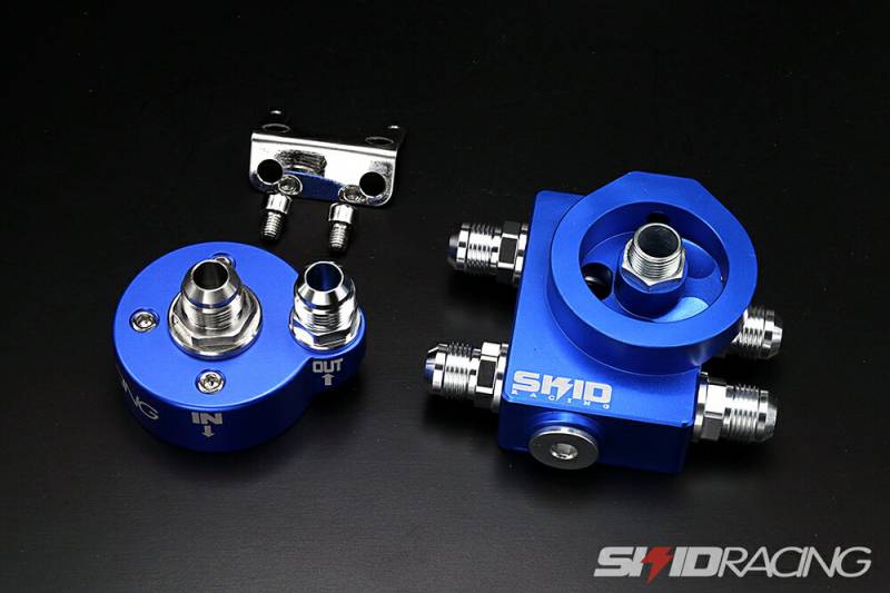 SKID RACING オイルクーラー フィルター エレメント 移動 キット 3/4