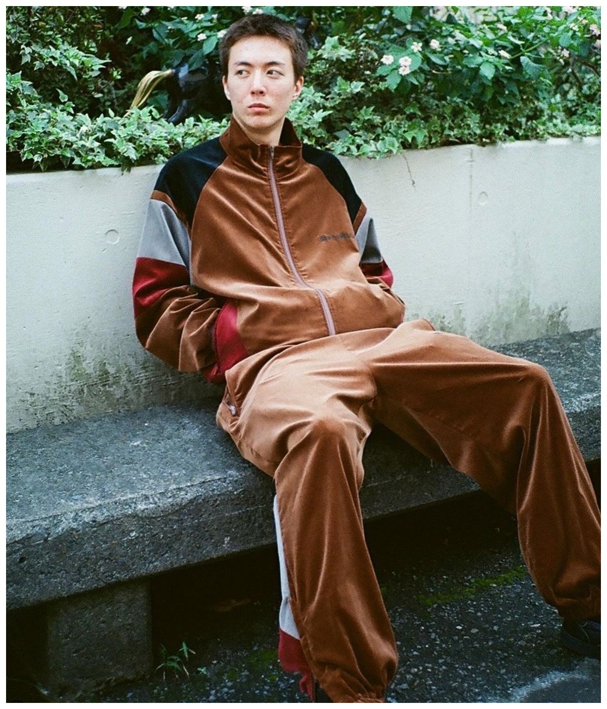 VELVETEEN TRACK PANTS【BROWN】｜WACKO MARIA｜MELTING POT（正規取扱