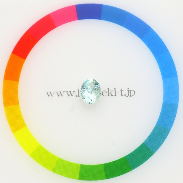 天然フォスフォフィライト 0.885ct 【美しい薄荷色】 希少石 ボリビア