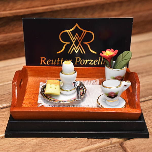 Reutter】ロイターポーセリン ミニチュアフード ブレックファースト