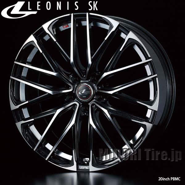 Weds LEONIS SK｜ 17インチ×6.5〈4枚〉｜ドレスアップホイール