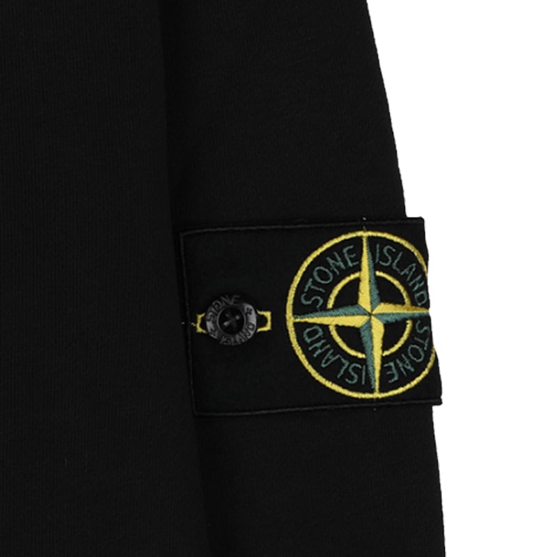 STONE ISLAND ワッペンパッチ スウェット Cotton Round Neck Long