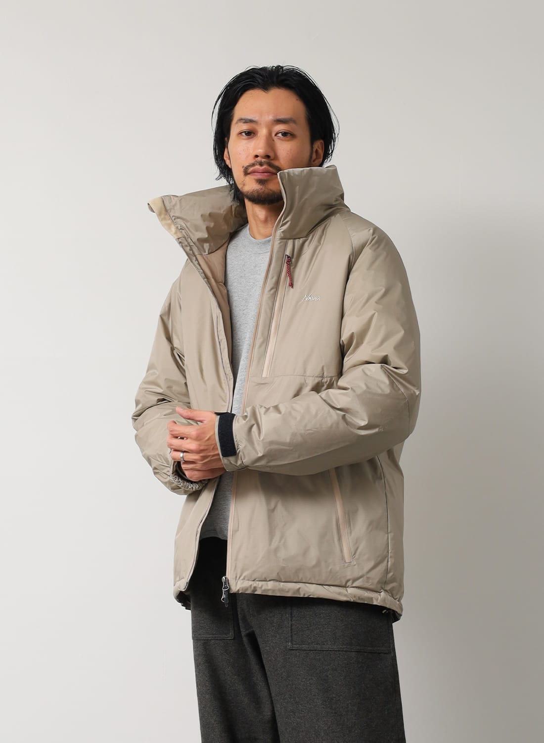 AURORA TEX STAND COLLAR DOWN JACKET|オーロラテックス スタンド