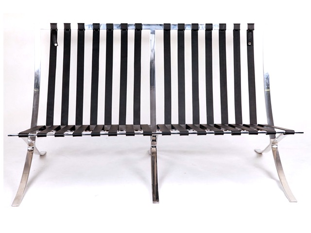 バルセロナチェア 2P【本革】ミース・ファン・デル・ローエ