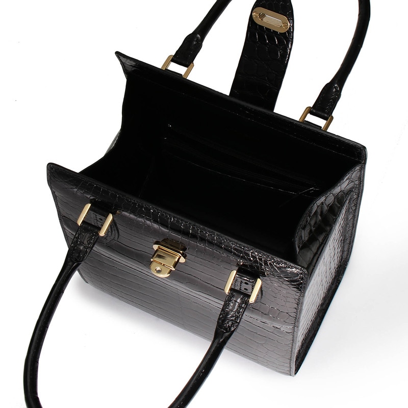 ORSAY PM クロコダイル(オルセー PM)ブラック | モラビト（MORABITO