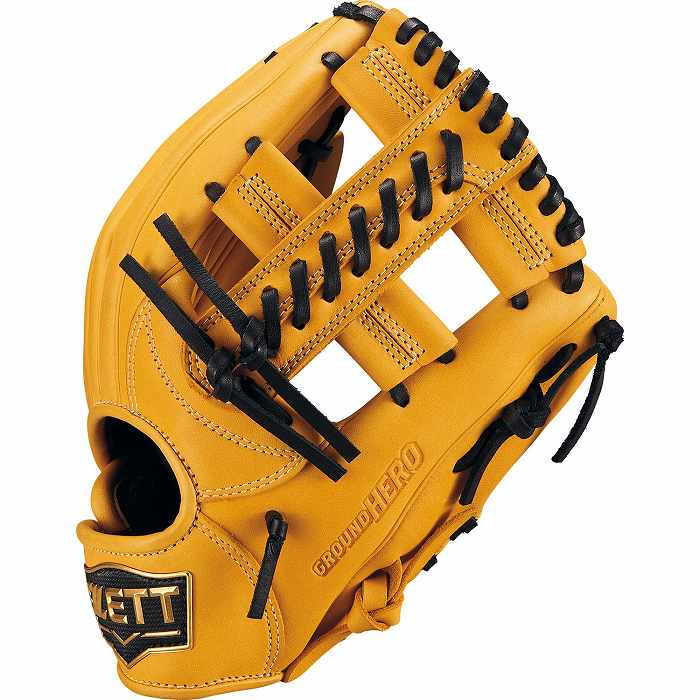 ZETT ゼット 少年軟式グラブ グランドヒーロー(トゥルーイエロー