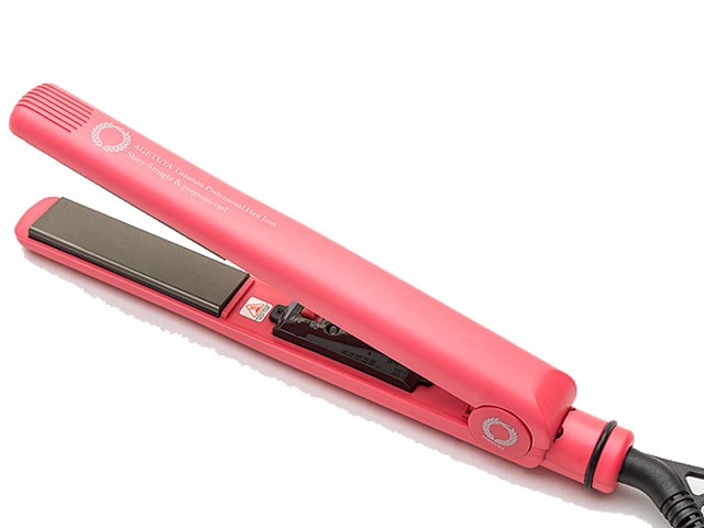 送料無料】Agetuya ストレートヘアアイロン アゲツヤ ポップ コーラル