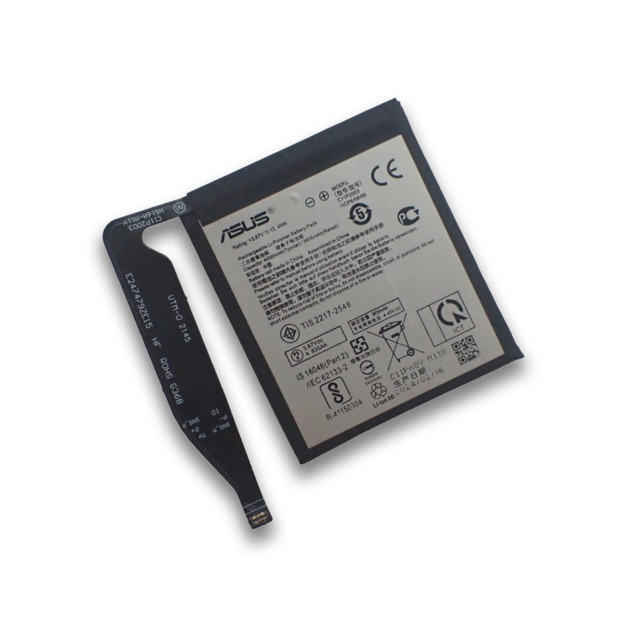 ASUS エイスース ZenFone 8 (ZS590KS) スマートフォン 純正 交換用