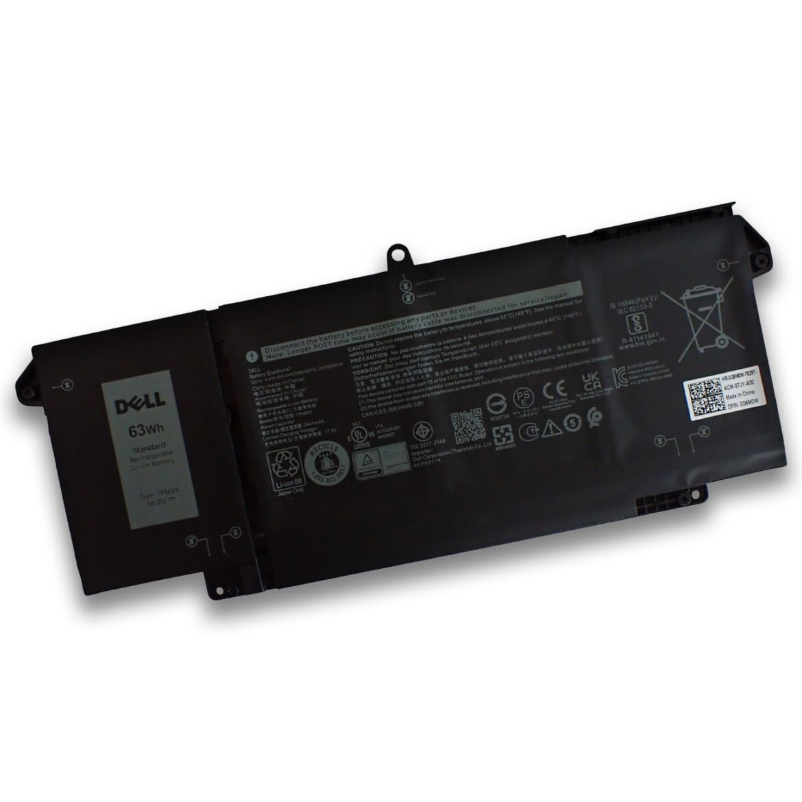 Dell デル Latitude 5320 7320 7420 7520 純正 交換用内蔵バッテリー