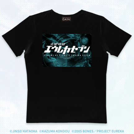 ADDICTION OF GAIN × 交響詩篇エウレカセブン Tシャツ EUREKA20-ロゴ