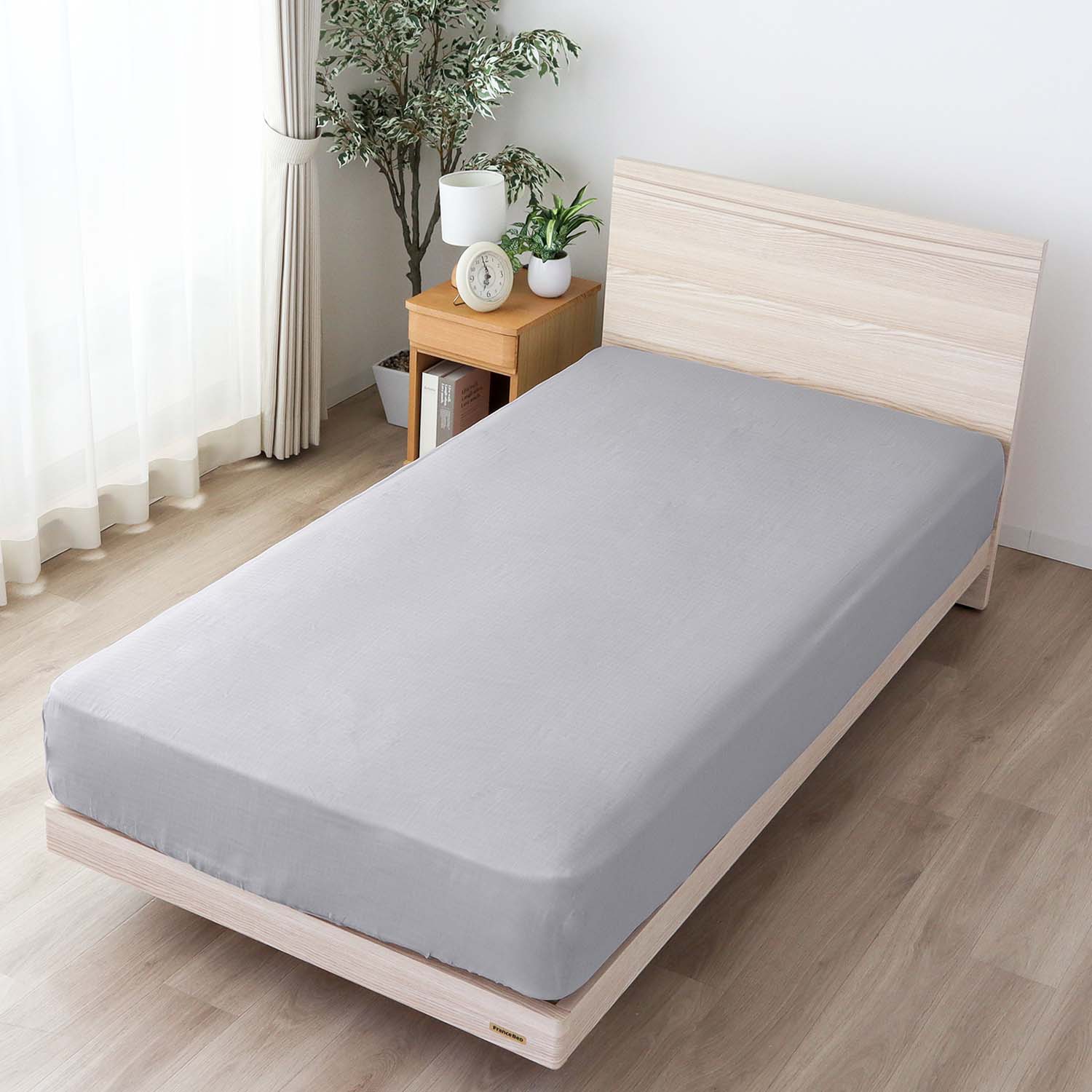 SEK抗菌防臭加工 ベッドシーツ 二重ガーゼ 無地 テンポ | 布団・寝具