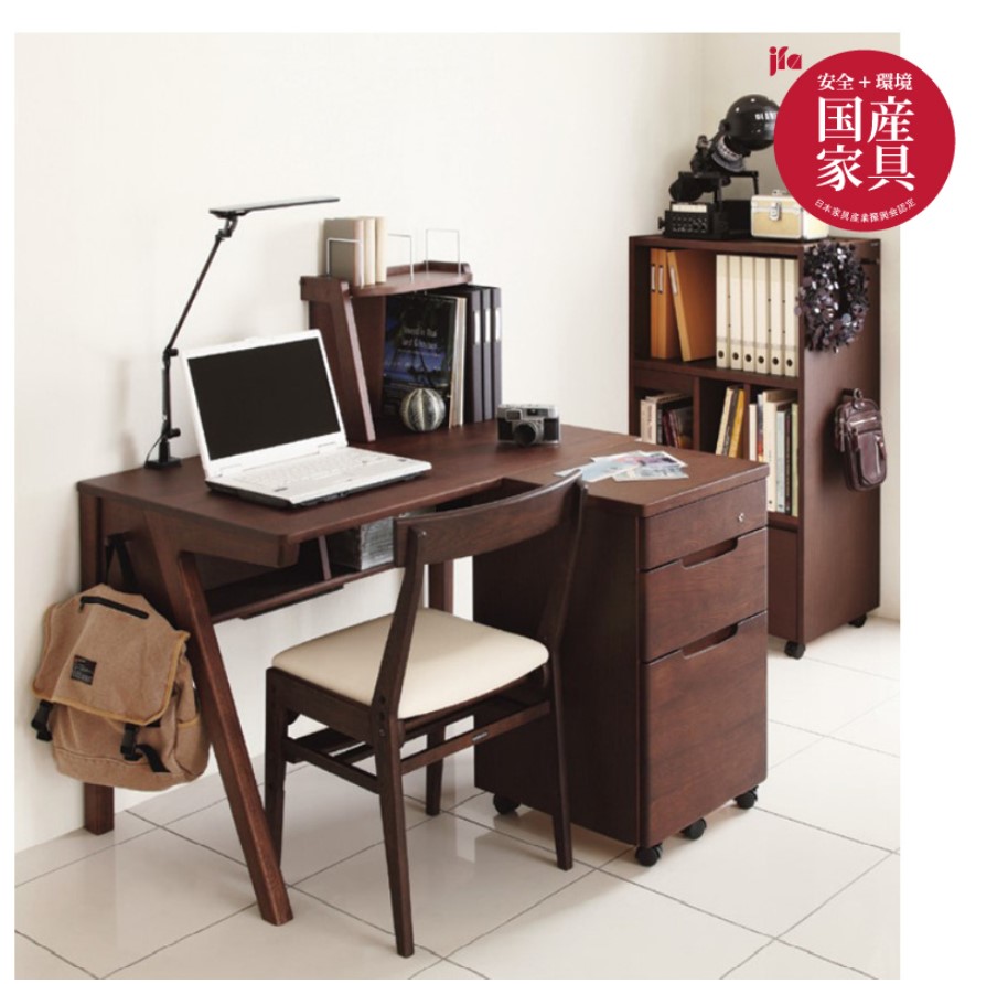 カリモク】学習デスク(天然木）セット ピュアナチュール SU3310（巾110