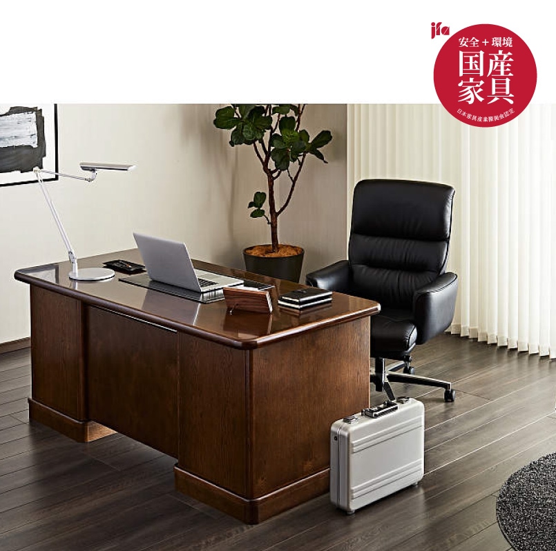 カリモク】デスクチェア 肘付き本革張り XS1320BB karimoku 国産家具