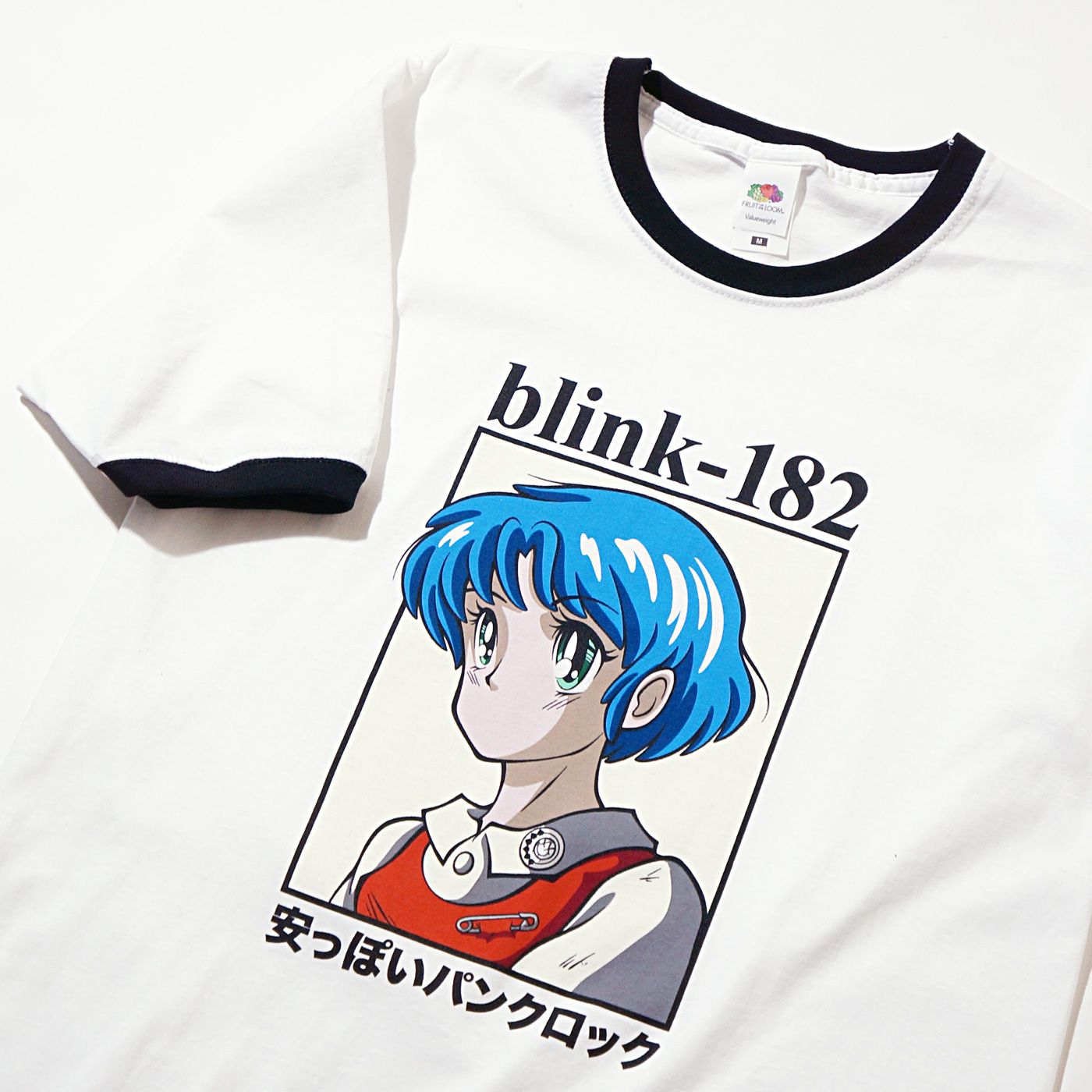 BLINK-182 Tシャツ 安っぽいパンクロック Anime-White | OSOMALO