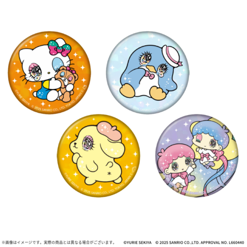 せきやゆりえ 【トレーディング】缶バッジ 全4種｜OSHI BASE Online Store