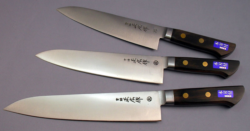 左用 日本鋼 牛刀18cm 正広 13110 刃渡180mm（サビるタイプ） | 包丁