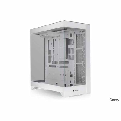 Thermaltake The Tower 100 Snow Edition 3面強化ガラスパネル ミニ