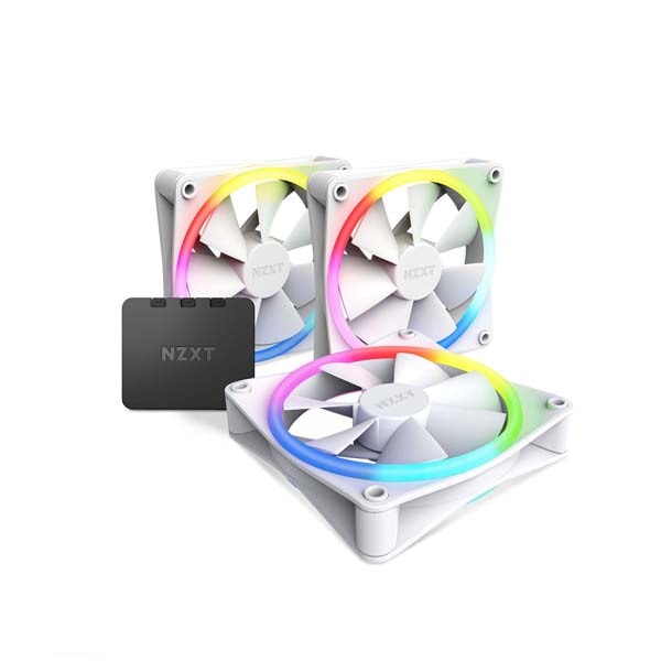 NZXT F120 RGB DUO TRIPLE PACK & RGB Controller [White] 120mmファン
