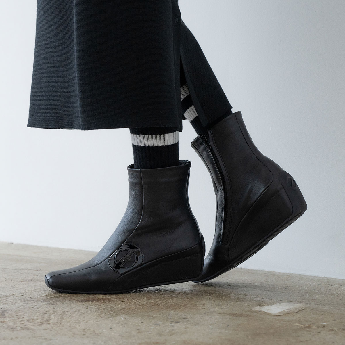 NO NAME ノーネーム MIKO-52450-BLACK ミコ ブラック | ITEM（アイテム