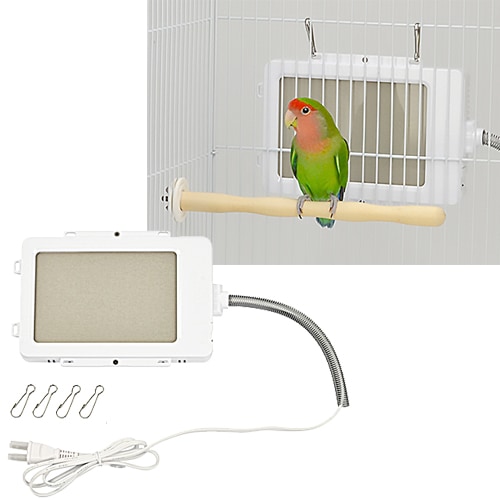 外付け スリムヒーター 15W/保温器具 暖房 小鳥 うさぎ モルモット