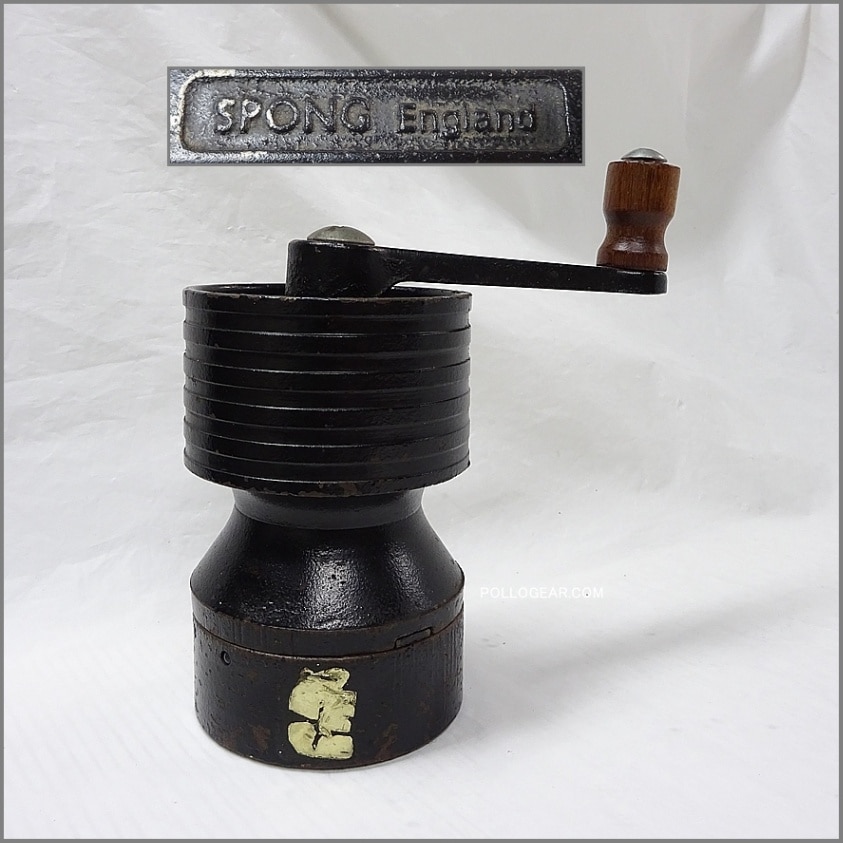 英国SPONG社　コーヒーミル　ヴィンテージ　美品 SPONG スポング社 No.1 ヴィンテージ 手動式 コーヒーミル イギリス製