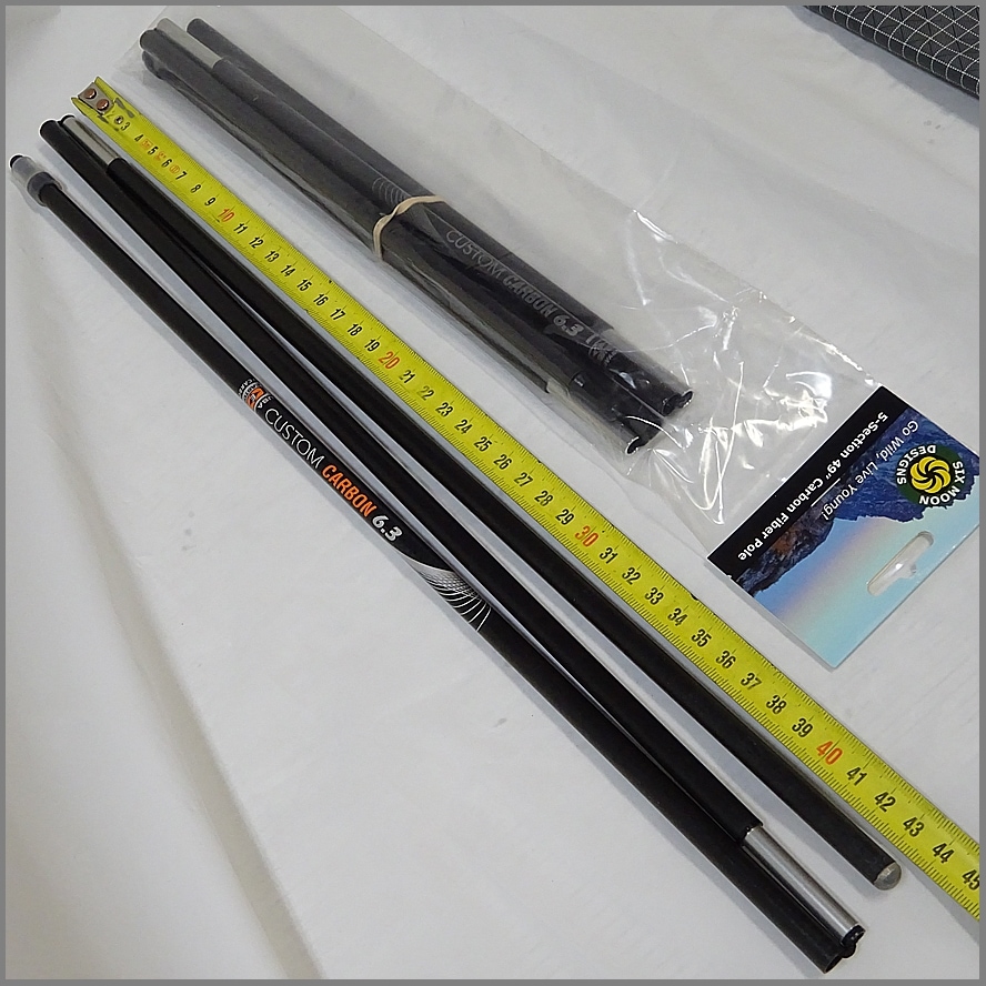 Sixmoon Designs 5セクションカーボンポール　124cm 49\" SIXMOON DESIGNS / 5-Piece Carbon Pole（5セクションカーボン製ポール