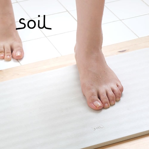 ソイル 珪藻土 バスマット soil BATH MAT 《WAVE》 | 新着 | plywood