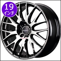 プリウス50系専用 HOMURA 2×9 Plus JET BLACK EDITION IV 19インチ