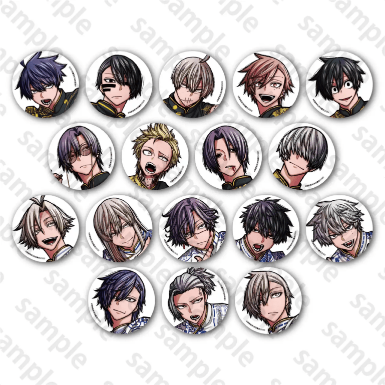 桃源暗鬼 トレーディング缶バッジC107 全17種 ※ブラインド販売