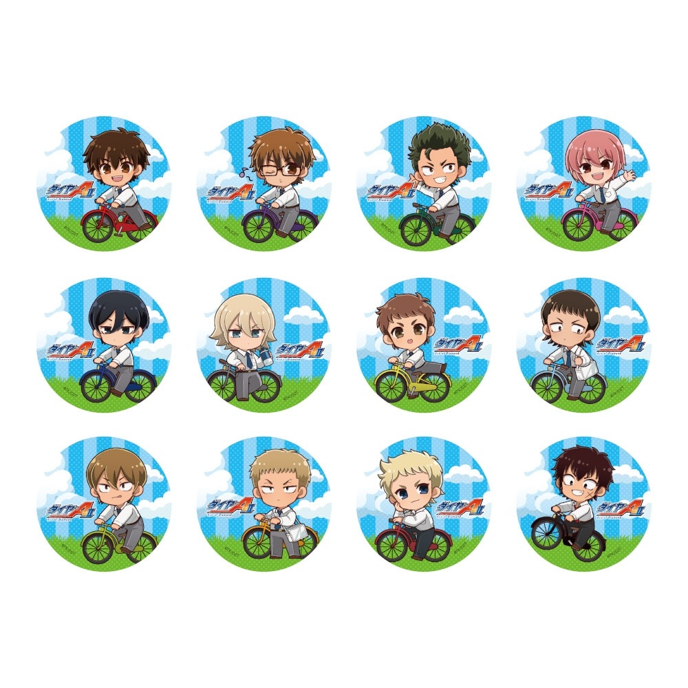 TVアニメ「ダイヤのA」缶バッジ（自転車ver）