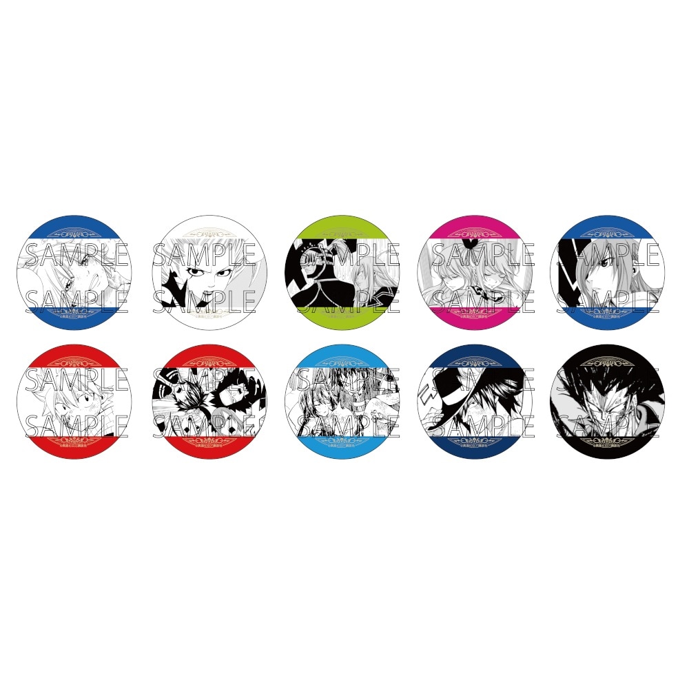 FAIRY TAIL コレクション缶バッジ 妖精の尻尾A