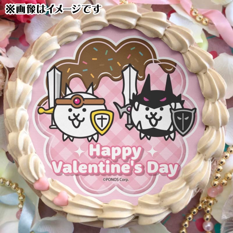 バレンタインプリケーキ2025（勇者ネコ＆暗黒ネコ）【特典無し