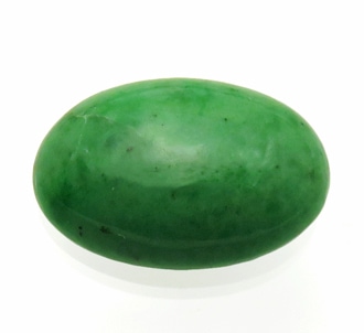 ヒスイ 翡翠 ルース 10.42ct グリーン カザフスタン 瑞浪鉱物展示館