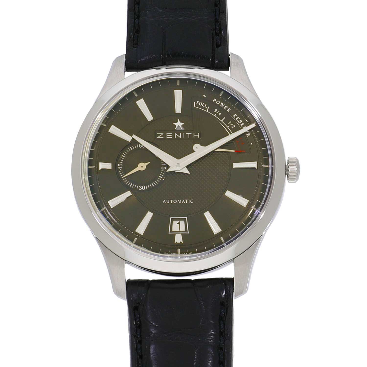 Z6650 | [未使用]ゼニス エリート キャプテン パワーリザーブ グレー