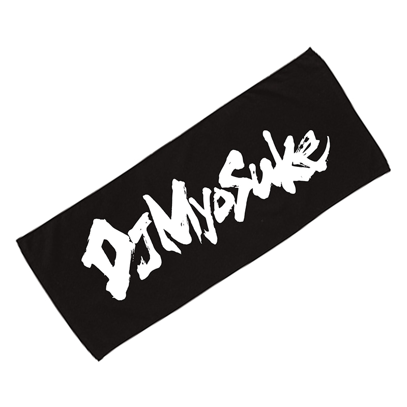 DJ Myosuke ロゴタオル 黒 | HARDCORE TANO*C CREW,MADCITY / DJ