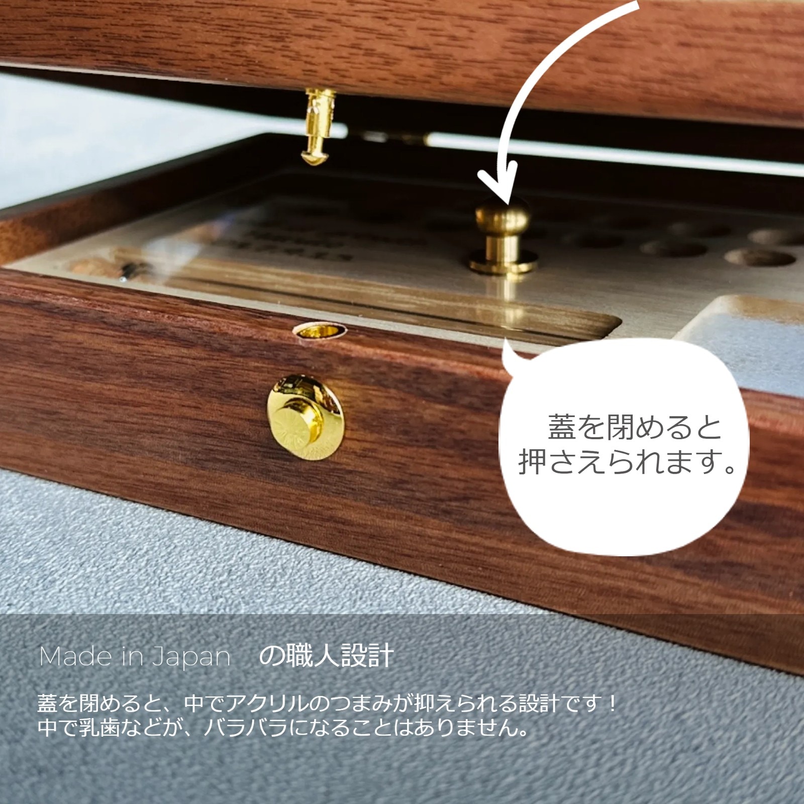 お子様 成長の軌跡 3点BOX｜名入れ対応 木製メモリアルボックス｜Ricod