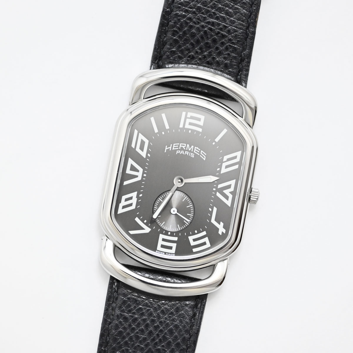 エルメス HERMES ラリー RA1.810 クォーツ メンズ SS スモールセコンド