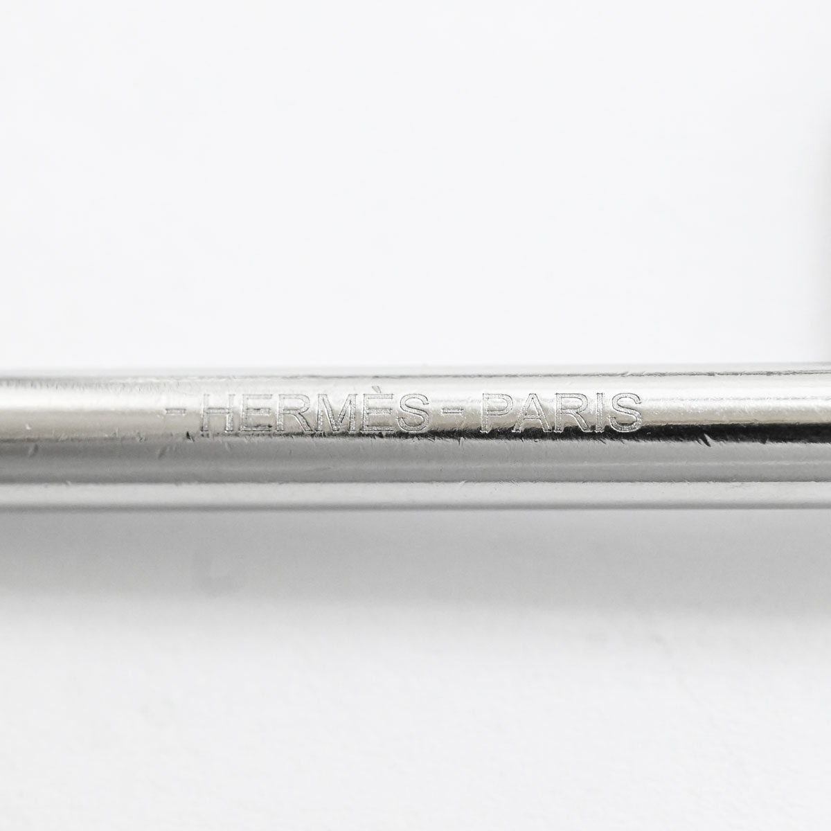 エルメス HERMES エトリエ Etrier キーホルダー キーリング メタル