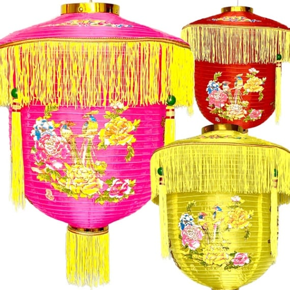 特大 ドングリ ちょうちん《18inch》 （単品販売)｜チャイナ,グッズ